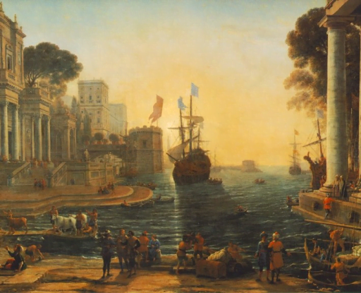 The Return of Odysseus, Claude Lorrain, 1644.